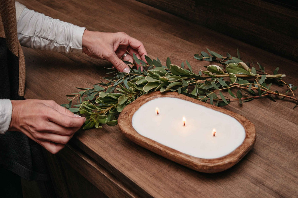 3 - Wick Dough Bowl Candle - Gatherings for Cozy Ambiance - Ignara Living