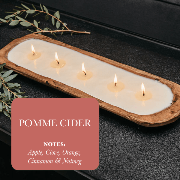5 - Wick Soy Candle Pomme Cider - Indulge in Scented Perfection - Ignara Living