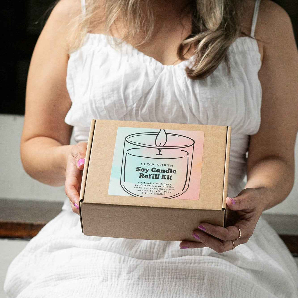 DIY Candle Refill Kit with Essential Oil Blend for Home Fragrance - Ignara Living