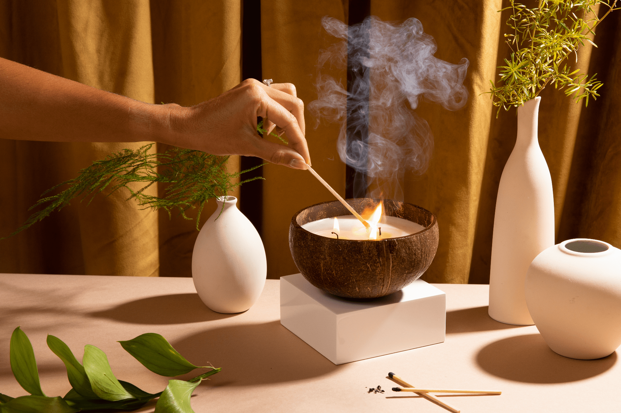 NEN Soy Wax Candle - Eco - Friendly and Long - Lasting Aromatherapy - Ignara Living